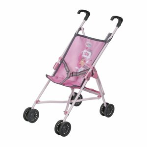 Baby Born Buggy Roze/Grijs