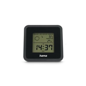 Hama Borneo Digitale Thermometer en Hygrometer voor Binnen Zwart