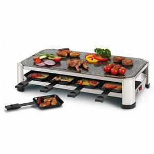 Fritel 142081 Steengrill Raclette RVS/Zwart