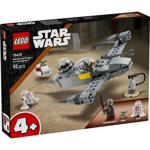 Lego Star Wars 75410 Mando en Grogu's N-1 Starfighter