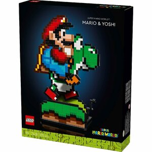 Lego Super Mario 71438 Mario en Yoshi Displaymodel