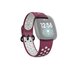 Hama Sportpolsband Voor Fitbit Versa3/Sense Ademend Universeel Bordeaux/grijs_