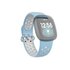 Hama Sportpolsband Voor Fitbit Versa3/Sense Ademend Univ. Lichtblauw/grijs_