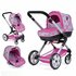 iCoo 4in1 Manhatten Poppenwandelwagen Roze/Zwart_