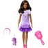 Barbie My First Barbie Pop Donker Haar met Poedel_