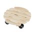 Esschert Design Ronde Houten Plantentrolley 28.7x28.8x8.3 cm_