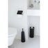 Brabantia Toiletrolhouder met Klep Mat Zwart_