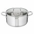 Tefal Virtuoso Kookpan + Glazen Deksel 24 cm Zilver_