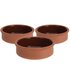 Excellent Houseware Terracotta Tapasschalen 3 Stuks_