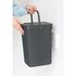 Brabantia Sort and Go Afvalemmer 12L Grijs_