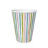 Duni Papieren Bekers Stripes 24 cl 10 Stuks_