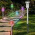 Outdoor Lights solar stekers 10 stuks LED Verschillende Lichtkleuren_