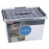 Sunware Q-Line Opbergbox met Inzet 22L Zilver/Transparant_