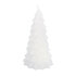 Kerstboom Kaars Wit 10x10x20cm_