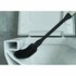 Metaltex Cleany Toiletborstel + Houder 13x8x47 cm Zwart/RVS_