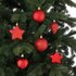 House of Seasons Kerstboom Decoratie Kunststof Rood 40 Stuks_