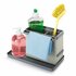 Metaltex Kitchen Helpers Tidy Tex Gootsteen Organiser 24x13x14 cm Grijs_