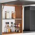 Metaltex Smart Kitchen Stapelrek voor Kruidenpotjes 29x7x14 cm Zwart 2 Stuks_