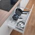 Metaltex Smart Kitchen Potten en Pannen Organizer 16x45x13 cm Zilver_