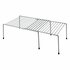 Metaltex Uitschuifbaar Rek 24x15x33/57 cm Zilver_