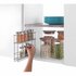 Metaltex Space Saver Smart Kitchen Uitschuifbaar Kruidenrek 6x28x22 cm Zilver_