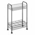 Metaltex Belino Lava Trolly + Flessenhouder 23x41x63 Zwart_