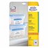 Avery AV-L7971-25 Diepvriesetiketten 38,1x21,2 mm 1625 Stuks Wit_