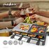 Nedis FCRA300FBK8 Gourmet Raclette Steen Grill voor 8 Personen_