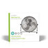 Nedis FNFL10CCR30 Vloerventilator Diameter 30 Cm 3 Snelheden Chroom_