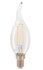 HQ HQLFE14FLTP001 Led Retro Filament Lamp E14 Gebogen Kaars 2 W 210 Lm 2700 K_