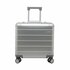 Alumaxx JU-45192 Aluminium Reistrolley GRAVITY + 4 Wielen 44x42x22.5 cm Zilver_