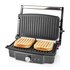 Nedis KAGR131FSR Contact Grill 1500 W 27.8 X 17 Cm Regelbare Temperatuur Kunststof / Roestvrij Staal_