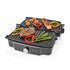 Nedis KAGR131FSR Contact Grill 1500 W 27.8 X 17 Cm Regelbare Temperatuur Kunststof / Roestvrij Staal_