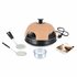 Emerio PO-115985 4-Persoons Pizzarette Terracotta/Zwart_