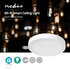 Nedis WIFILAW20WT Wi-fi Smart Plafondlamp Rond ø 30 Cm Warm Tot Koel Wit 1200 Lm 18 W Slank Design Aluminium_