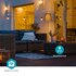 Nedis WIFILP01F10 Smartlife Decoratieve Led Feestverlichting Wi-fi Warm Wit 10 Led's 9.00 M Android™ / Ios Diameter Bulb: 45 Mm_