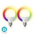 Nedis WIFILRC20E27 Smartlife Multicolour Lamp Wi-fi E27 806 Lm 9 W Rgb / Warm To Cool White Android™ / Ios Peer_