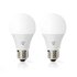 Nedis WIFILRC20E27 Smartlife Multicolour Lamp Wi-fi E27 806 Lm 9 W Rgb / Warm To Cool White Android™ / Ios Peer_