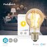 Nedis WIFILRF10A60 Smartlife Led Filamentlamp Wi-fi E27 806 Lm 7 W Warm Wit Glas Android™ / Ios Peer_