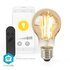 Nedis WIFILRF10A60 Smartlife Led Filamentlamp Wi-fi E27 806 Lm 7 W Warm Wit Glas Android™ / Ios Peer_