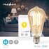 Nedis WIFILRF10ST64 Smartlife Led Filamentlamp Wi-fi E27 806 Lm 7 W Warm Wit Glas Android™ / Ios St64_