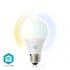 Nedis WIFILRW10E27 Smartlife Led Bulb Wi-fi E27 806 Lm 9 W Warm To Cool White Energieklasse: F Android™ / Ios Peer_