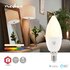 Nedis ZBLC10E14 Smartlife Multicolour Lamp Zigbee 3.0 E14 470 Lm 4.9 W Rgb / Warm Tot Koel Wit 2200 - 6500 K Android™ / Ios Kaars 1 Stuks_