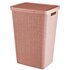 Curver Wasmand Met Deksel Jute-Look 58L Roze_