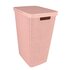 Curver Wasmand Met Deksel Jute-Look 58L Roze_