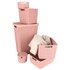 Curver Wasmand Met Deksel Jute-Look 58L Roze_