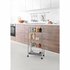 Metaltex Keuken/Badkamer Opbergtrolley Ascona 41x23x84 cm Wieltjes_