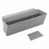 Metaltex Clean Tex Aanrechtafvalbak 35x16x13 cm Grijs_