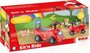 Dolu Sit & Ride Rood/Zwart Loopauto_