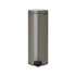 Brabantia Newicon Pedaalemmer 30L Platinum_